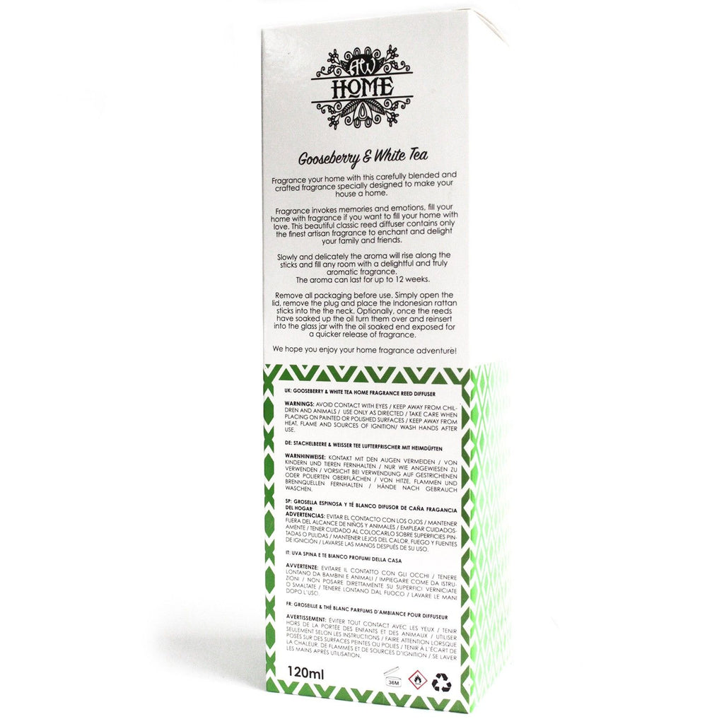 Gooseberry & White Tea Reed Diffuser – 120ml